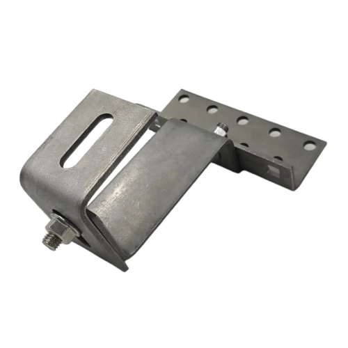 Gancho T 120 mm (4-4-4) ancho 50 grado 1.4016 ajustable VARIO PV-08-41