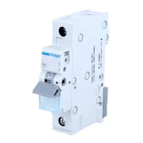 Interruptor automático B 10A 1P 6kA MBN110E HAGER GPV-401-42
