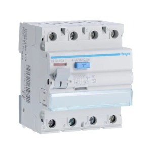 Interruptor Diferencial Hager 3P+N 40A 300mA tipo AC