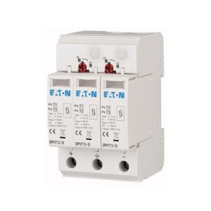 Limitador de Sobretensión Eaton PV DC Tipo 1+2 (Clase B+C) 1000V 2P+N 15kA 3,7kV