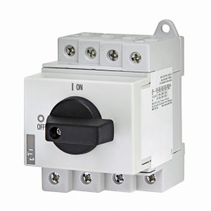 Seccionador rotativo ETI PV-DC 4 polos 25A 1000V DC IP40