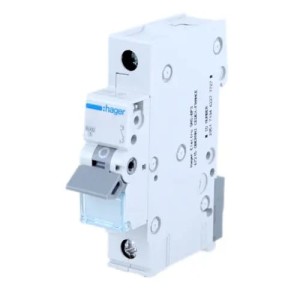 Interruptor Magnetotérmico Hager B 20A 1P 6kA