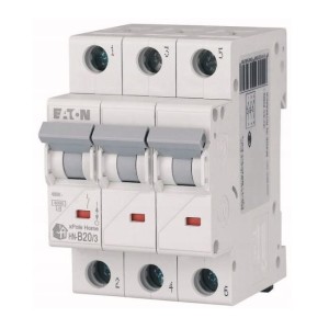 Interruptor automático B 20A 3P 6kA HN-B20/3 xPole Home 194882 EATON