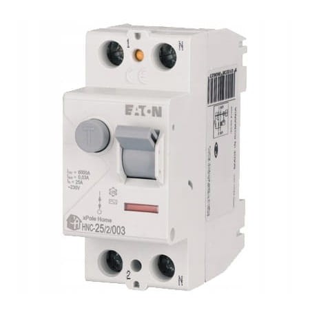 Interruptor diferencial 2P 25A 6kA 30mA tipo AC HNC-25/2/003 xPole Home 194690 EATON GPV-401-70