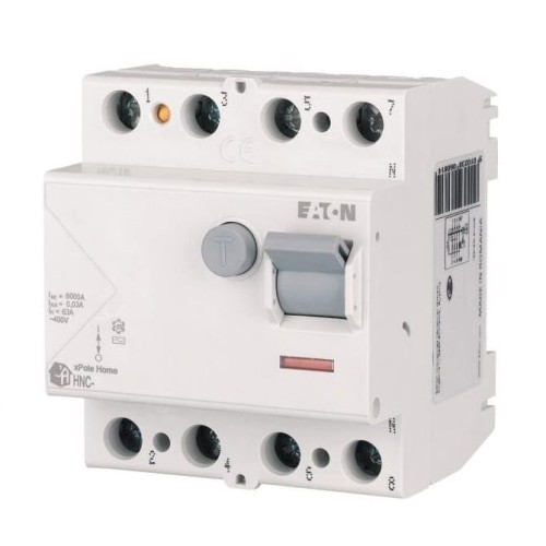 Interruptor diferencial 4P 25A 6kA 30mA tipo AC HNC-25/4/003 xPole Home 194693 EATON GPV-401-89