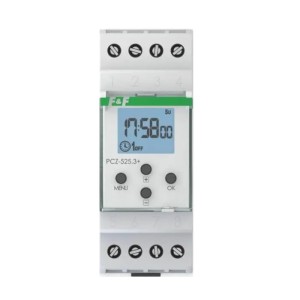 Temporizador programable astronómico con interrupción nocturna 1 canal PCZ-525.3 F&F FILIPOWSKI
