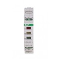 Lámpara de señalización de control 3×230V+N 3xLED verde LK-713 G F&F FILIPOWSKI GPV-401-121