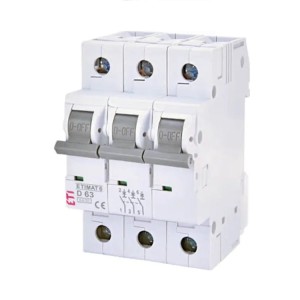 Interruptor automático B 25A 3P 6kA ETIMAT6 002115518 ETI