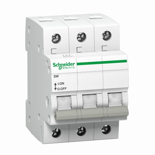 Interruptor seccionador trifásico 3P 63A 500V AC K60 SW-63-3 Acti9 A9S62363 SCHNEIDER ELECTRIC GPV-401-139