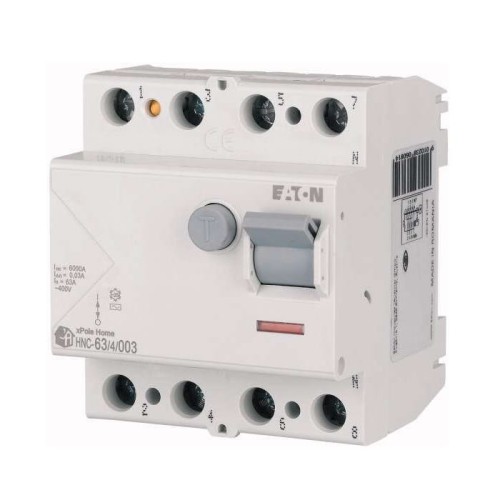 Interruptor diferencial 4P 63A 6kA 30mA tipo AC HNC-63/4/003 xPole Home 194695 EATON GPV-401-165