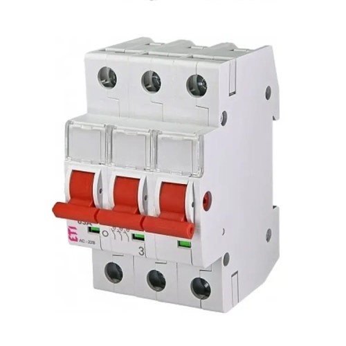 Interruptor seccionador 3-fases 3P 100A 400V AC SV 3100 002423316 ETI GPV-401-170