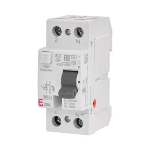 Interruptor diferencial 2P 40A 30mA tipo AC EFI6-P2 AC 40/0.03 002061252 ETI
