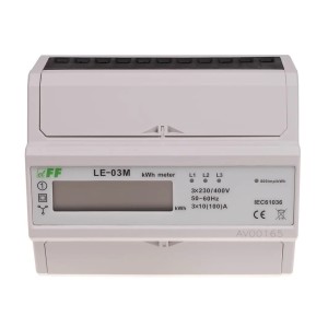 F&F FILIPOWSKI Contador de energía eléctrica trifásico 100A LE-03M