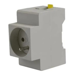 Pawbol Enchufe con puesta a tierra para riel TH M.06-16A/250V