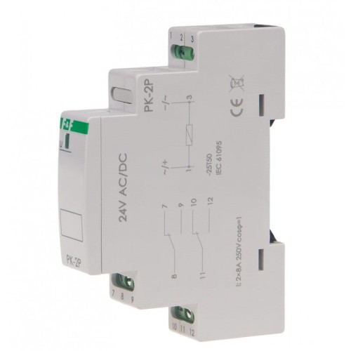 F&F Filipowski Relé electromagnético 24V AC/DC GPV-401-221