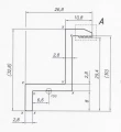 Pinza final H30 aluminio 6060 orificio M8 pintado PV-03-30 (2)