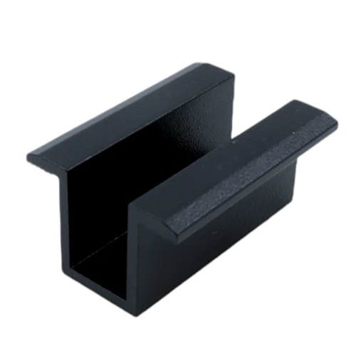 Pinza intermedia H24 aluminio 6060 orificio M8 pintado PV-04-15