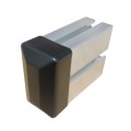 Tapón de cubierta UFR para perfil 80 x 40 negro PV-19-03 (2)
