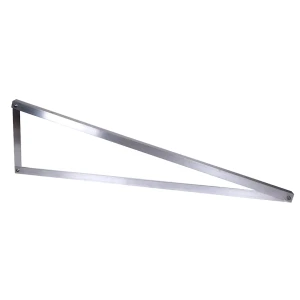 Triángulo de montaje fotovoltaico 15° vertical 1400x1352x374 mm aluminio 6060