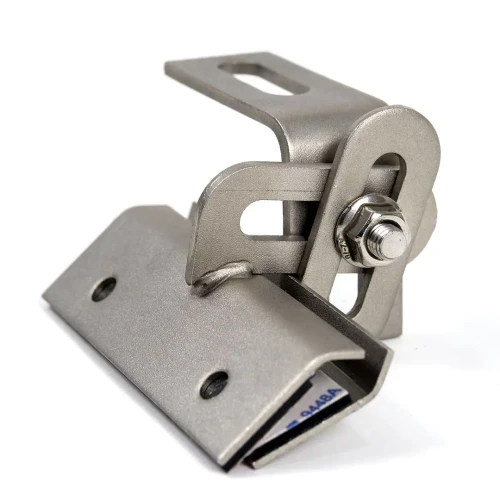 Estribo de chapa trapezoidal ajustable 10cm acero inoxidable 1.4016 PV-08-32