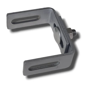 Soporte de ajuste C/S con escuadras 65x65mm acero inoxidable H17