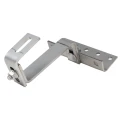 Gancho de techo Vario 3x Ajustable Acero inoxidable A2 1.4301 304 145mm PV-08-31-A2