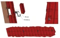 Gancho de techo Vario 3x Ajustable Acero inoxidable H17 1.4016 145mm PV-08-11-H17 (3)