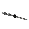 Tornillo de doble rosca para Adaptadores y Triángulos - M10x200 PV-06-01