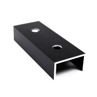 Conector de Perfil 12 cm Anodizado