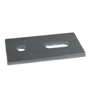 Adaptador de aluminio 40x80x5