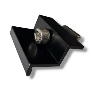 Pinza final 35mm con tornillo e inserto - Lacado negro