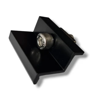 Pinza final 30mm con tornillo e inserto - Lacado negro