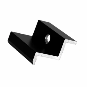 Pinza Final - Agujero M8 - Aluminio 6060 - H32 Anodizado