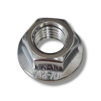 Tuerca hexagonal con brida M10 con serraciones DIN 6923