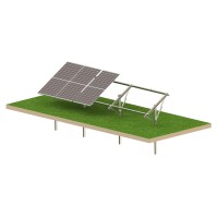 Kit Solar T1V Strong – estructura fotovoltaica de suelo para 6 paneles