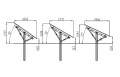 Estructura de suelo fotovoltaica Strong 6 paneles Sistema de montaje T1V GPV-KN1-S6 (2)