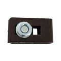 Abrazadera universal soporte conector para paneles de cerca marrón GPV-700-20