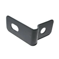 Clip soporte abrazadera 1/2 para paneles de vallado antracita grafito GPV-700-26