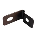 Clip soporte abrazadera 1/2 para paneles de vallado marrón GPV-700-30