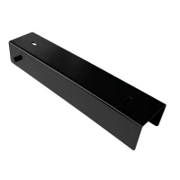 Perfil en C - Conector para zócalo 250x50 negro