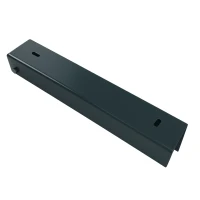 Perfil en C - Conector para zócalo 300x55 antracita grafito