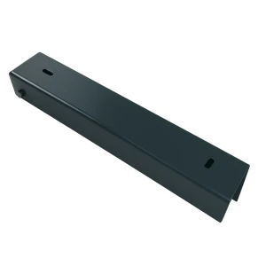 Perfil en C - Conector para zócalo 300x55 antracita grafito