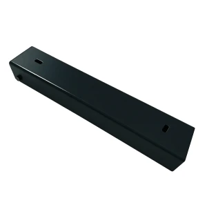 Perfil en C - Conector para zócalo 300x55 negro