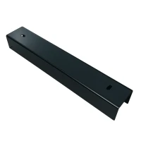 Perfil en C - Conector para zócalo 300x50 negro
