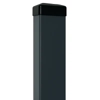 Poste de valla 60x40x1,2 mm, longitud 2,4 m, grafito