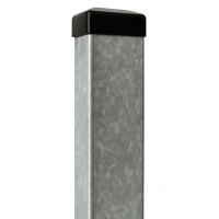 Poste de valla 60x40x1,2 mm, longitud 2,4 m, galvanizado