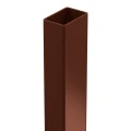 Poste de valla 60x40x1,2 mm, longitud 2,4 m, marrón GPV-700-68 (2)