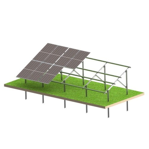 Estructura de suelo fotovoltaica Ultra Strong 16 paneles Sistema de montaje N2V GPV-N2V-US16 (1)