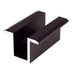 Pinza Intermedia - Agujero M8 - Aluminio 6060 - H24 Anodizado