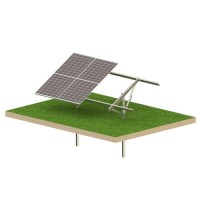 Kit Solar T1V Light – estructura fotovoltaica de suelo para 4 paneles